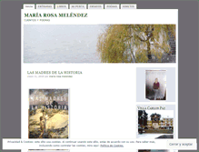 Tablet Screenshot of mariarosamelendez.net